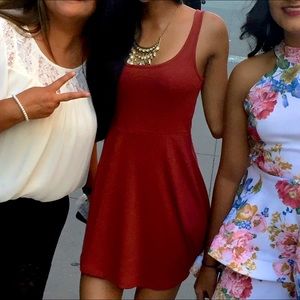 Orange Forever 21 dress